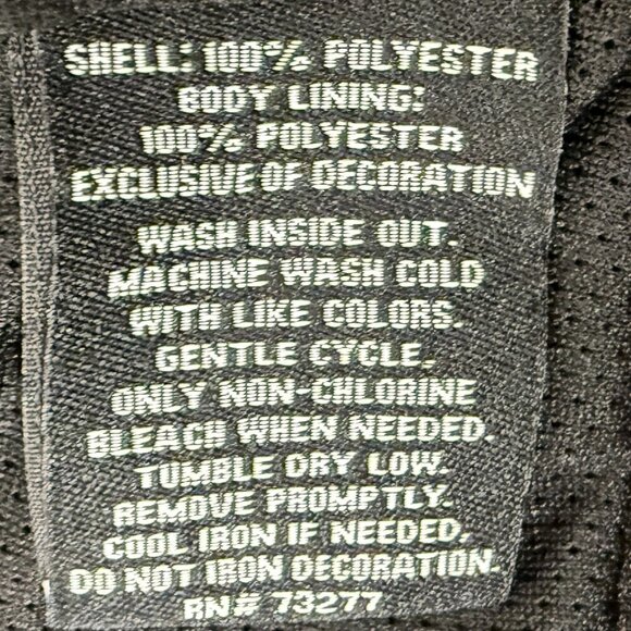 FILA- Women's Windbreaker Jacket Black Size Large Packable - Picture 10 of 10